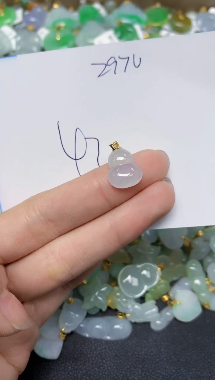 【闪购商品】翡翠颈饰18K金镶嵌天然翡翠A货