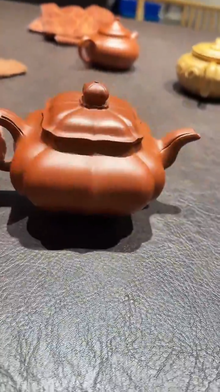 茶壶紫砂朱泥全手锦文传炉