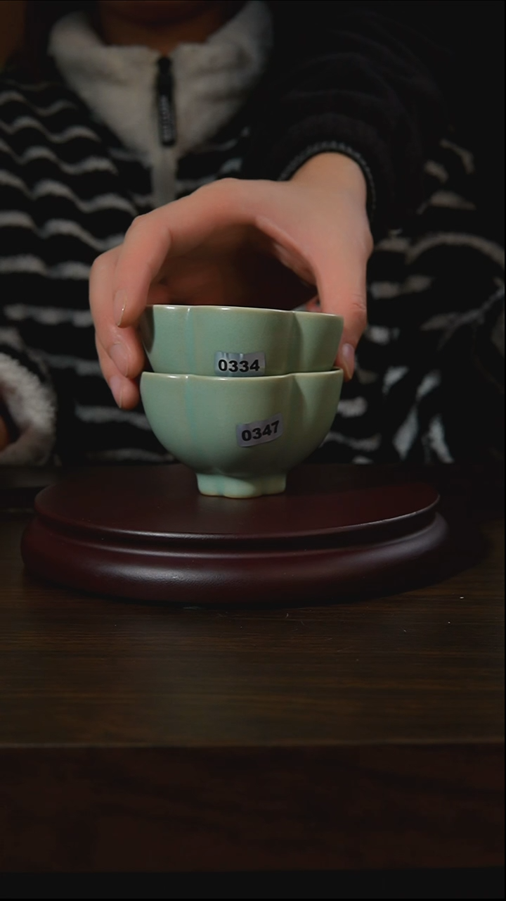 杯子瓷汝州原产地原矿仿古老釉q