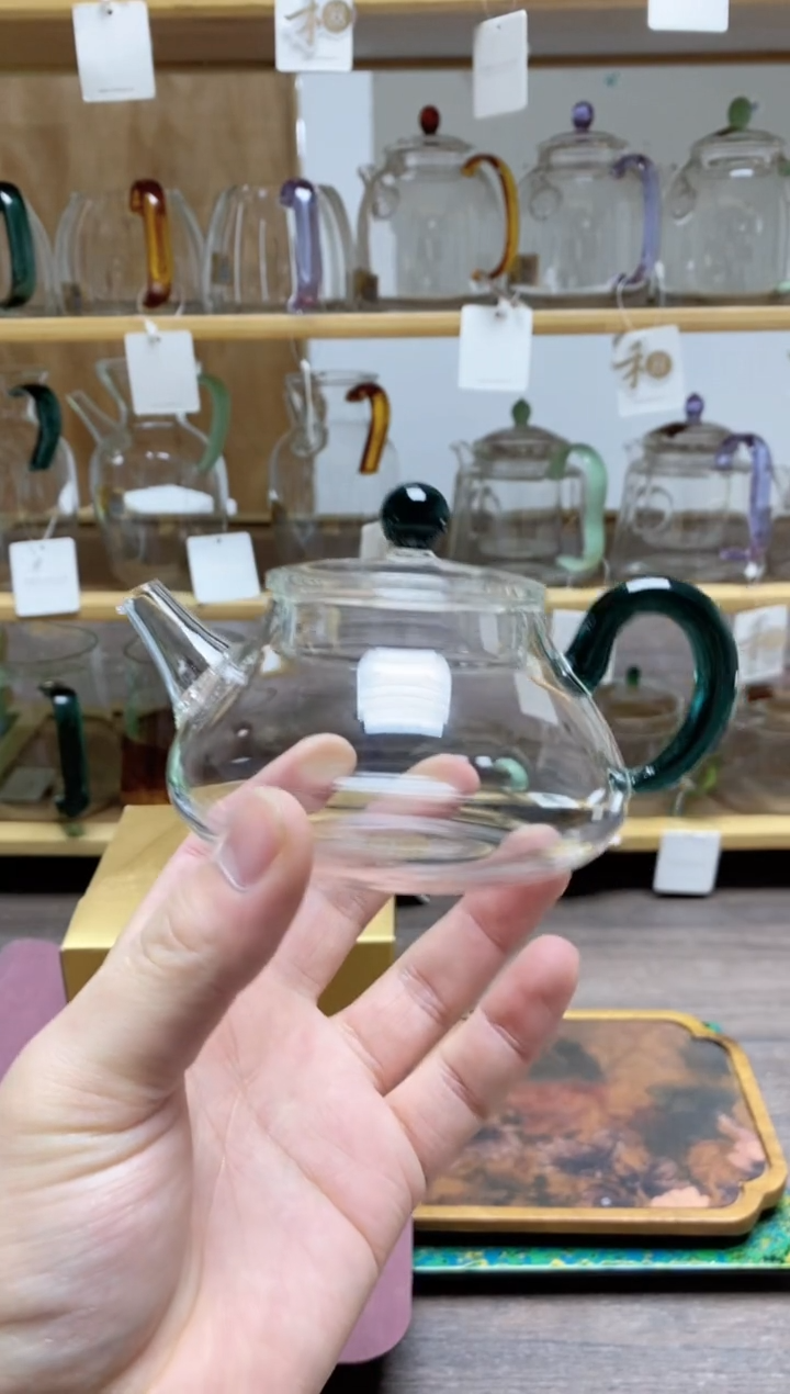 【闪购商品】孤品风谜喜乐壶墨绿色