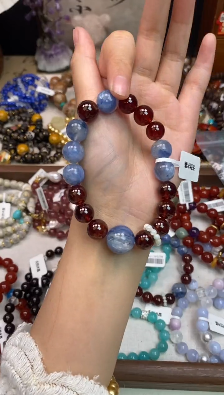 未镶嵌手链石榴石148