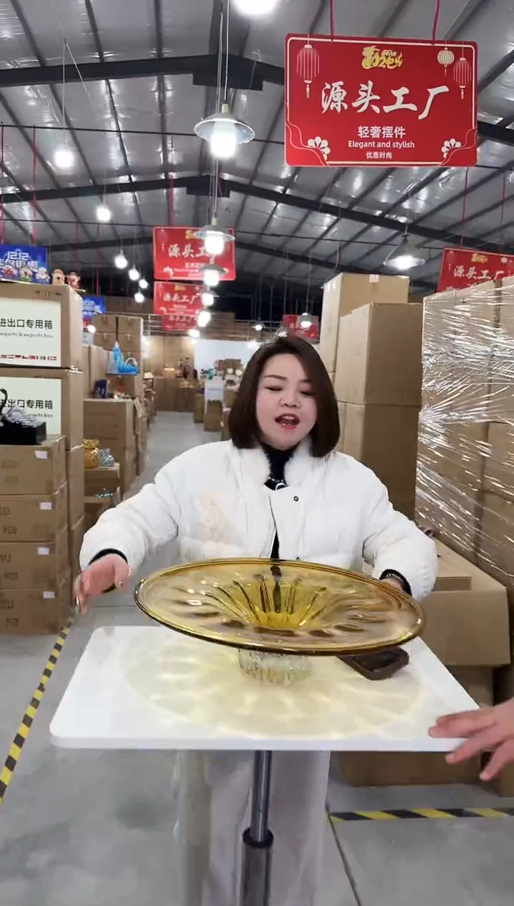 【闪购商品】玻璃于清花器T-早20