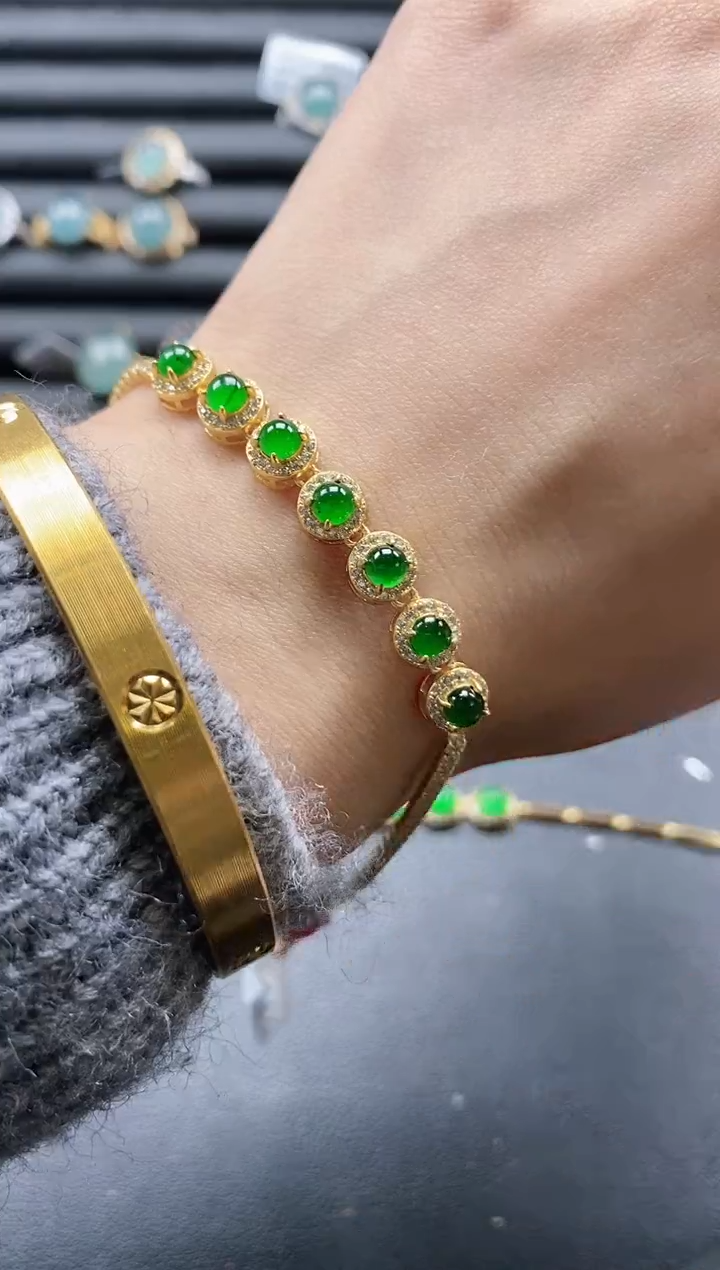 【闪购商品】翡翠戒指银S925镶嵌1111