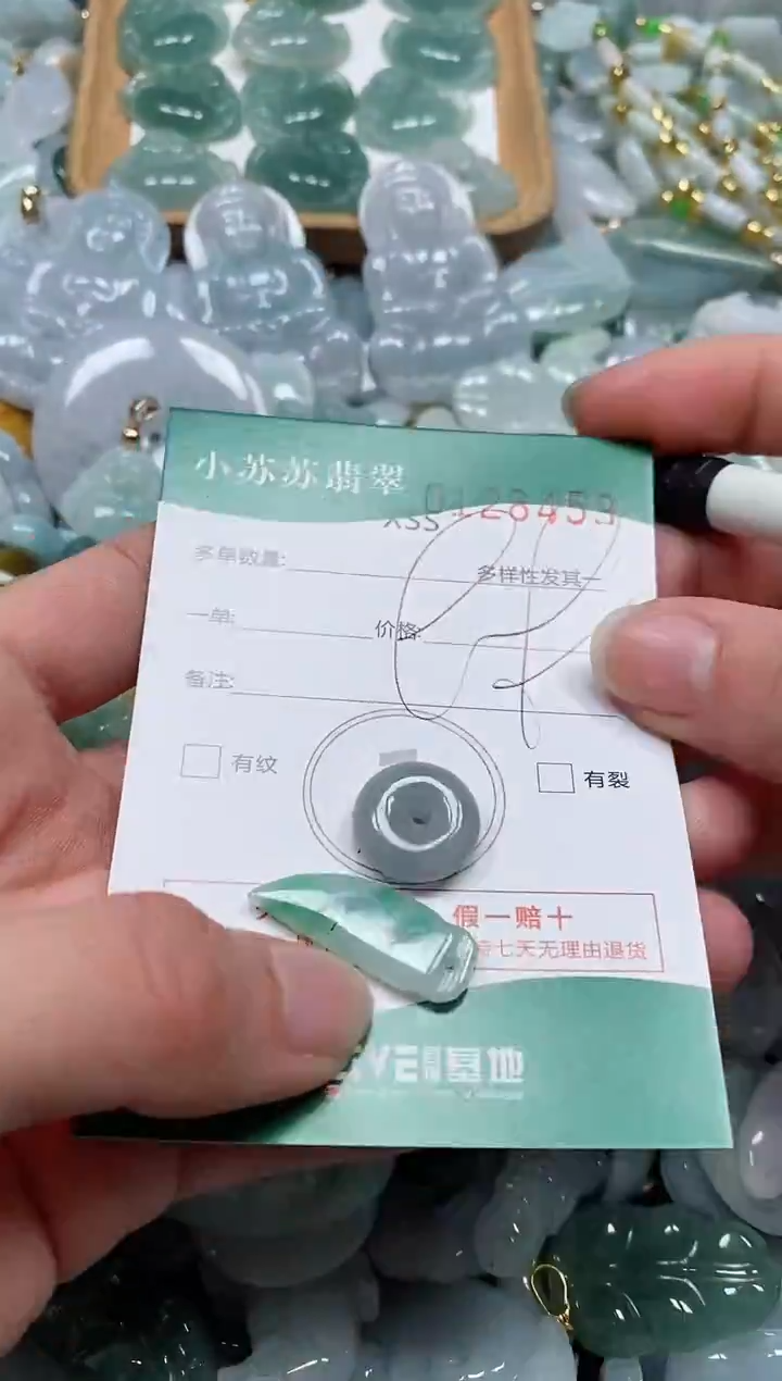 【闪购商品】翡翠颈饰未镶嵌闪购商品0128459