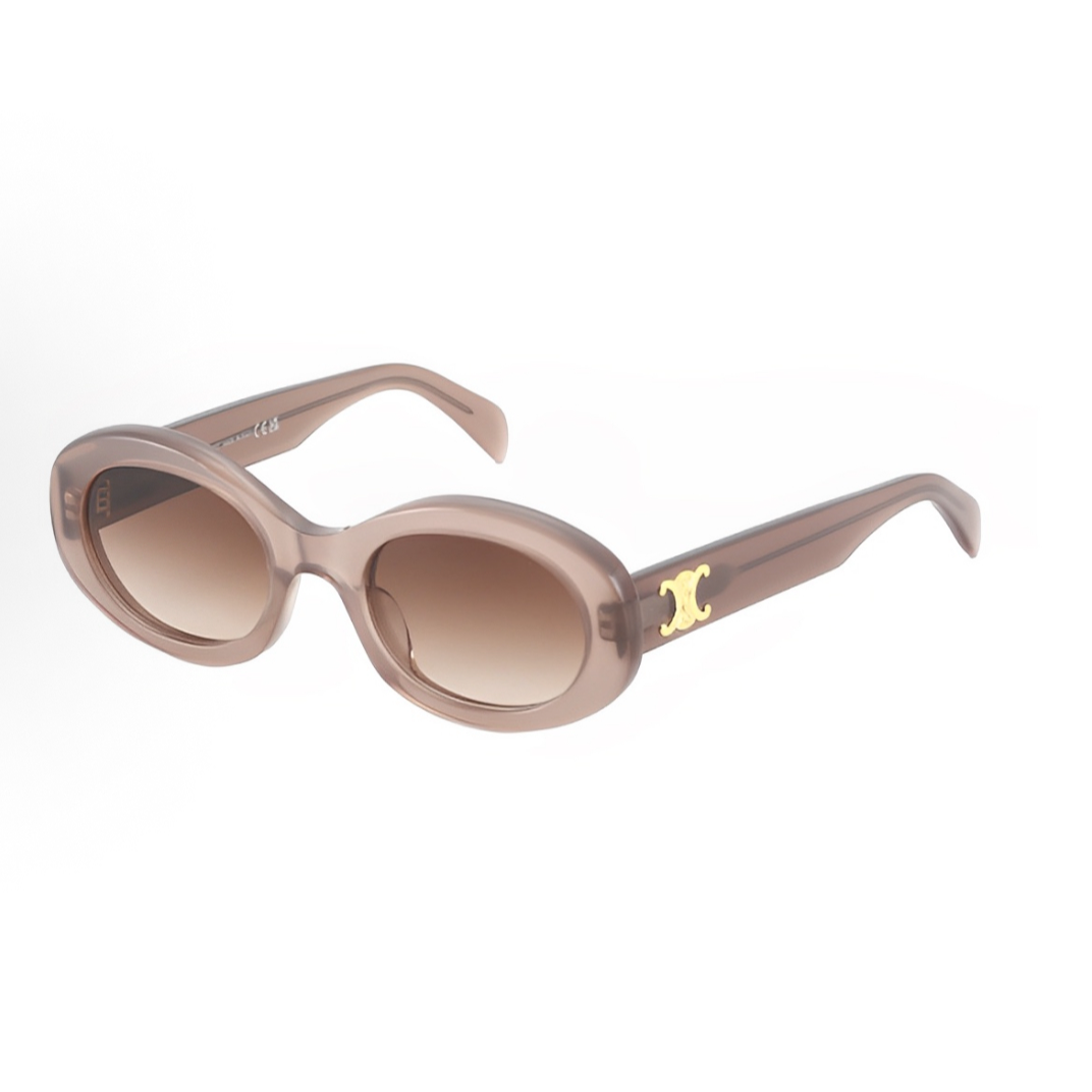 未使用 Celine/思琳 板材镜架经典时尚太阳镜 椭圆形光学镜架女款