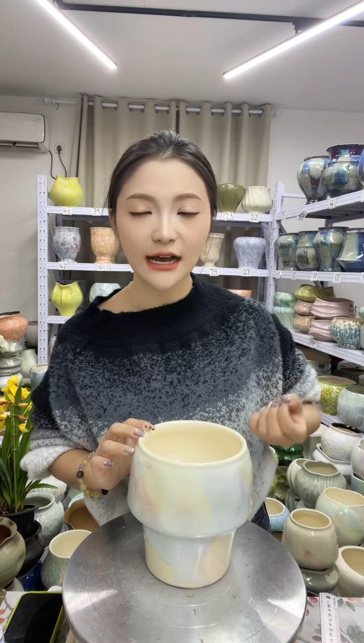 12.9【花盆链接】  高 ：16 口：12