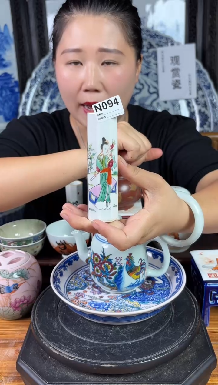 摆件景德镇陶瓷仿古摆件N094