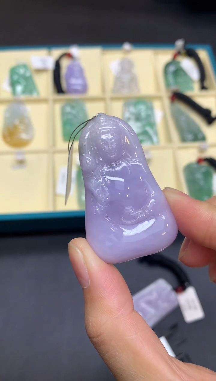 【闪购商品】定制翡翠未镶嵌素衣观音【无服务费】