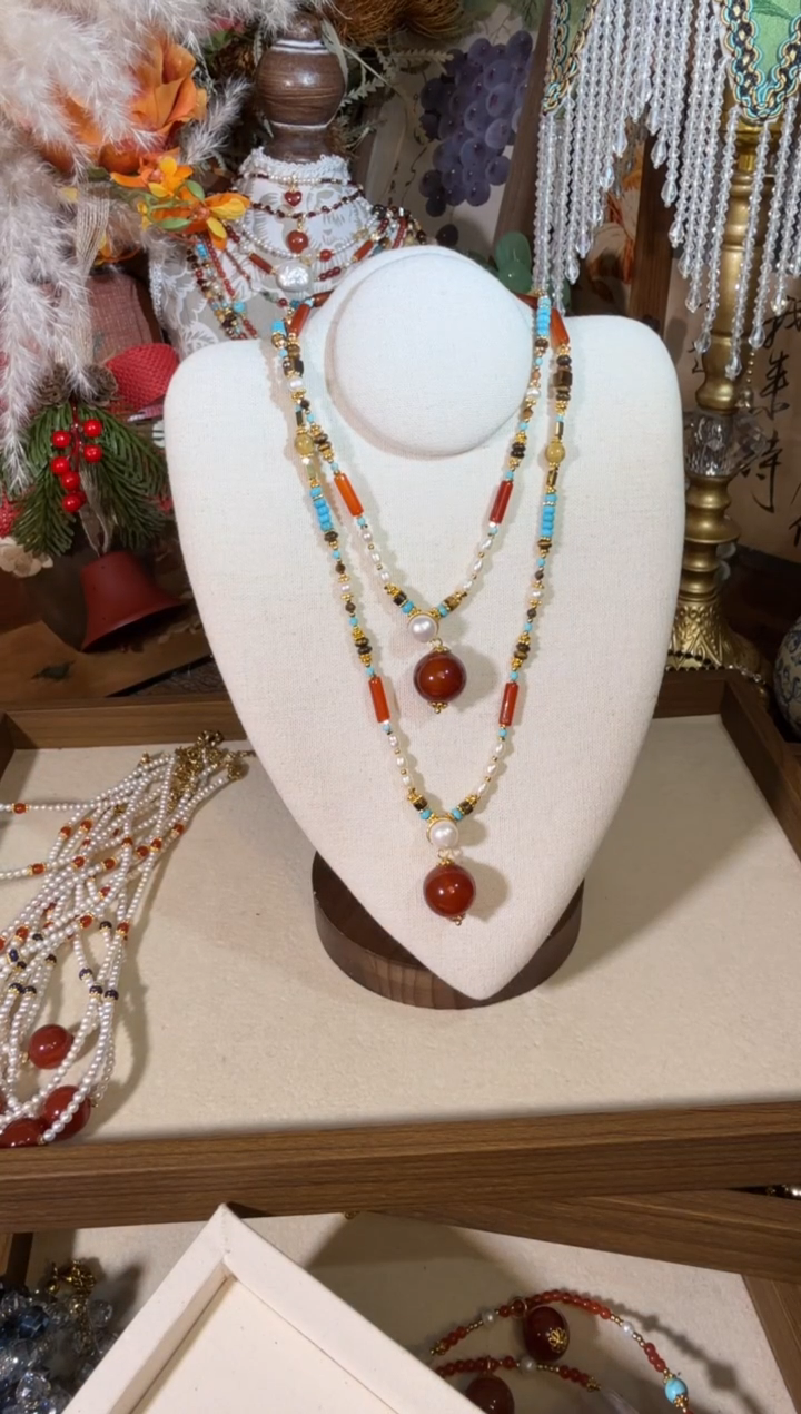 未镶嵌项链玛瑙/玉髓756