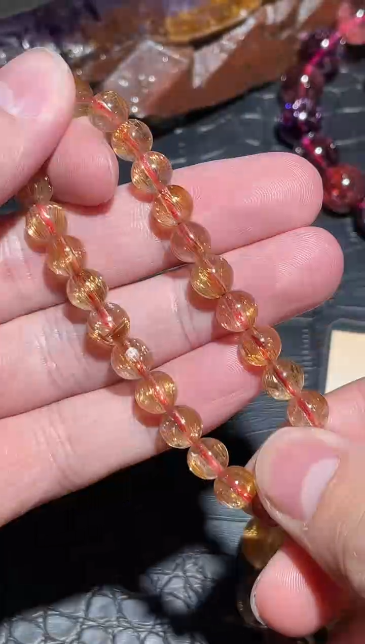 【闪购商品】水晶手链未镶嵌单圈发晶A7