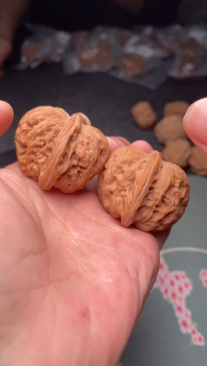 把件文玩核桃a214  元宝 小水尖   41尺