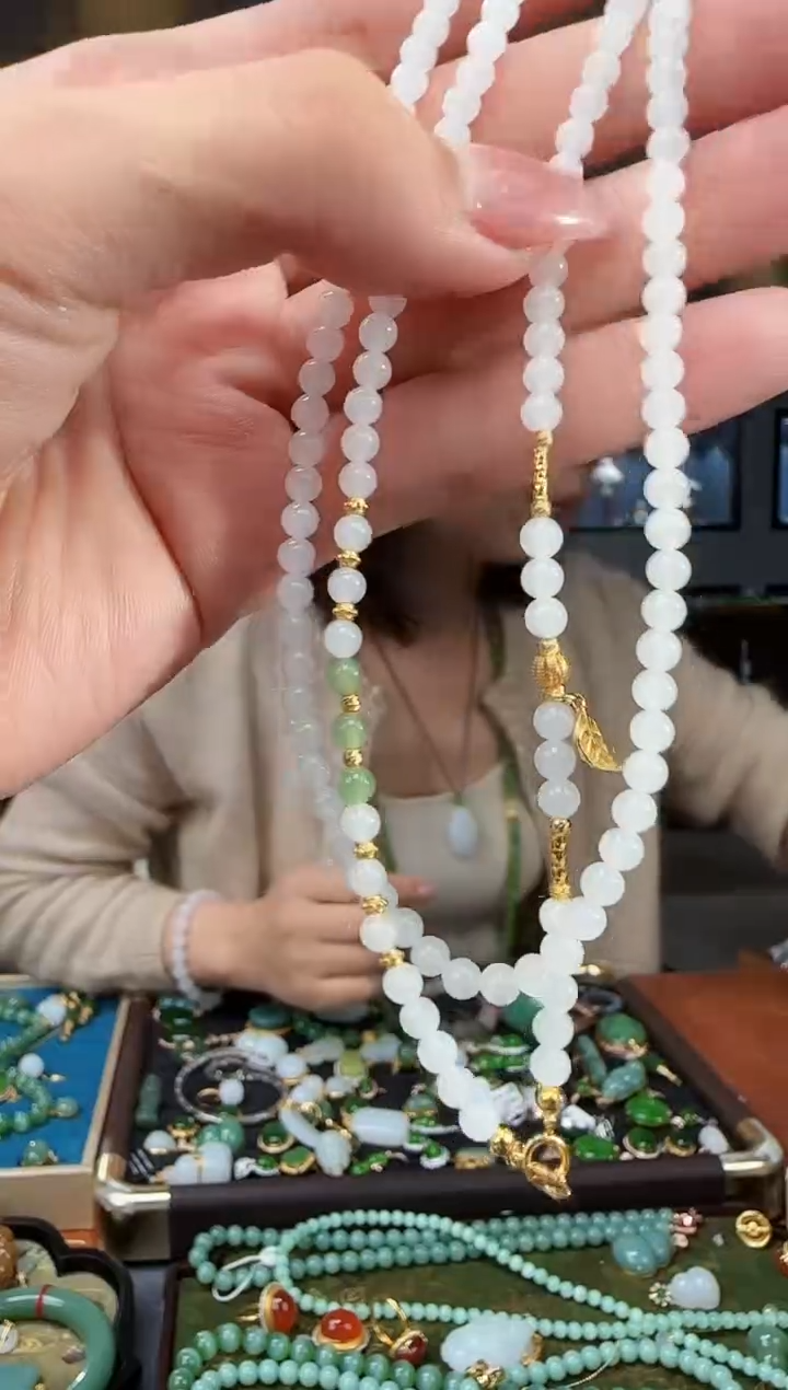 吊坠(不含链)银S925镶嵌和田玉1