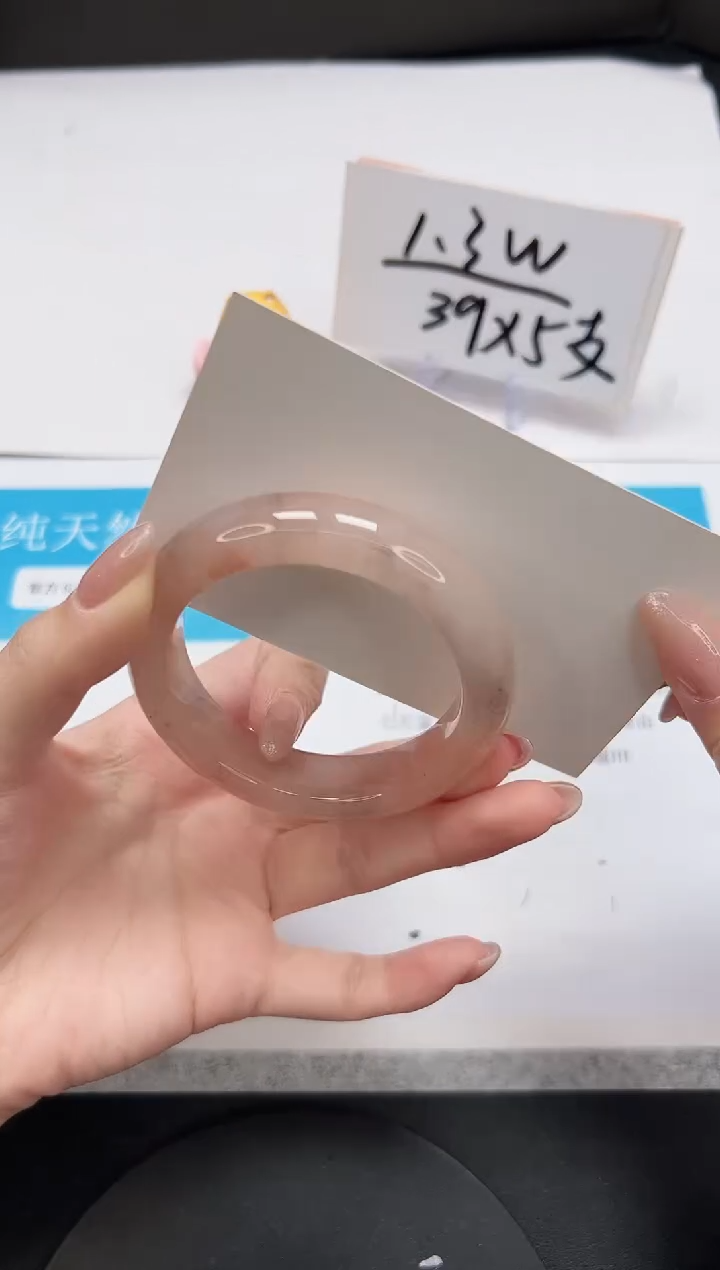 【闪购商品】石英质玉手镯未镶嵌A147-51.4