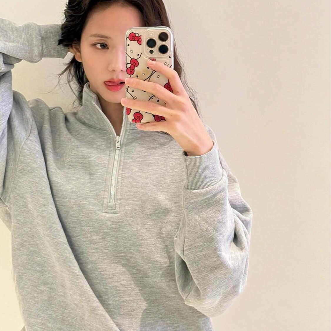 Huni Design立领半拉链运动卫衣秋冬季健身瑜伽服加厚长袖上衣