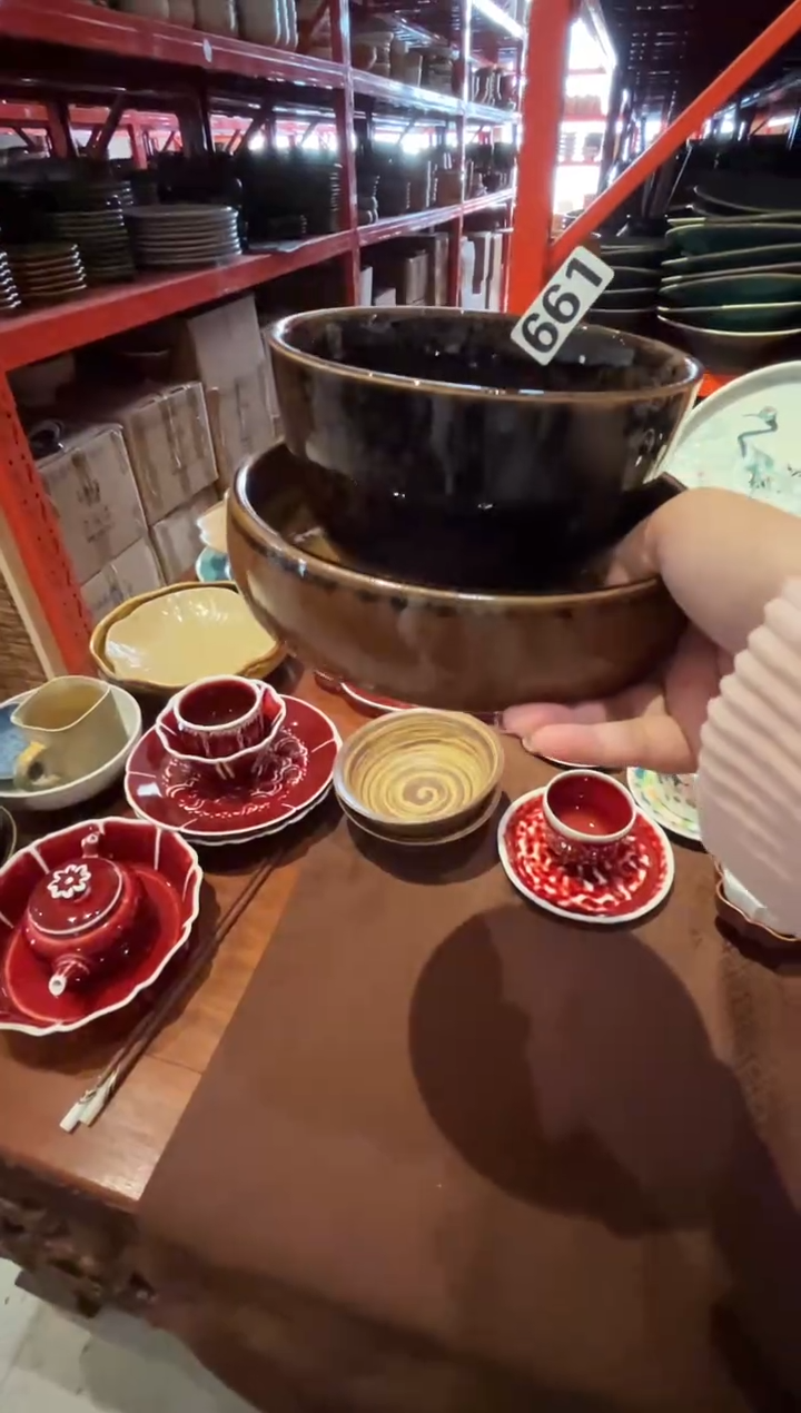 瓷片小**友661鹧鸪斑2件