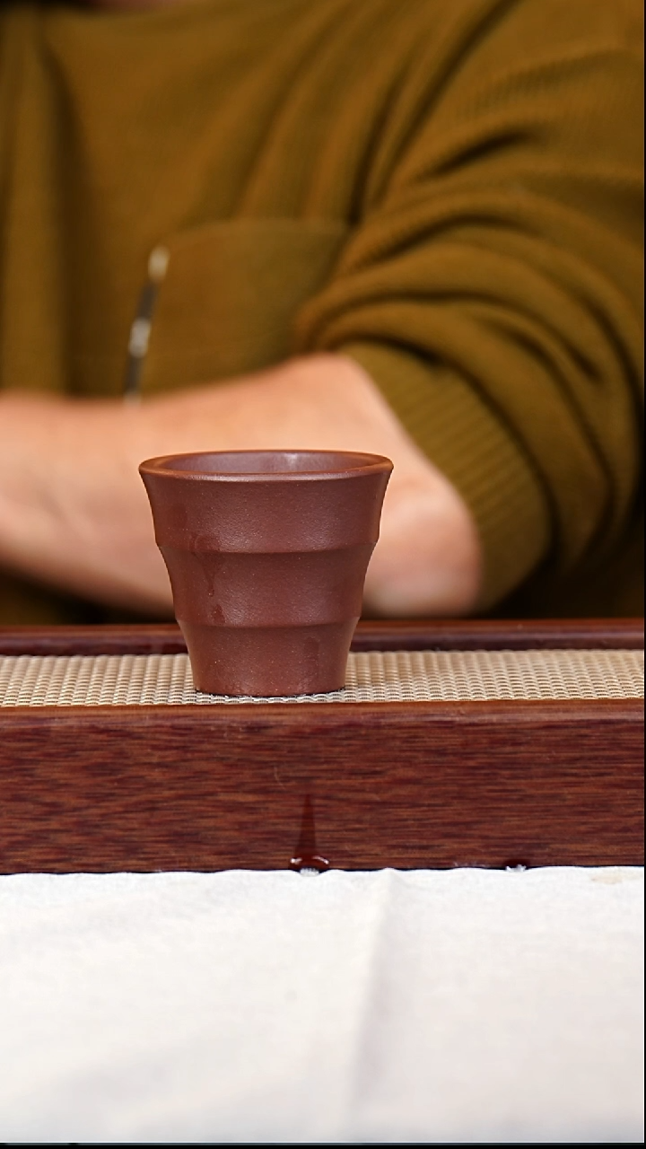 茶杯紫砂主人杯紫泥130CC-019