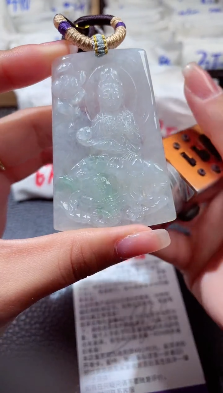 翡翠未镶嵌颈饰00013099普贤