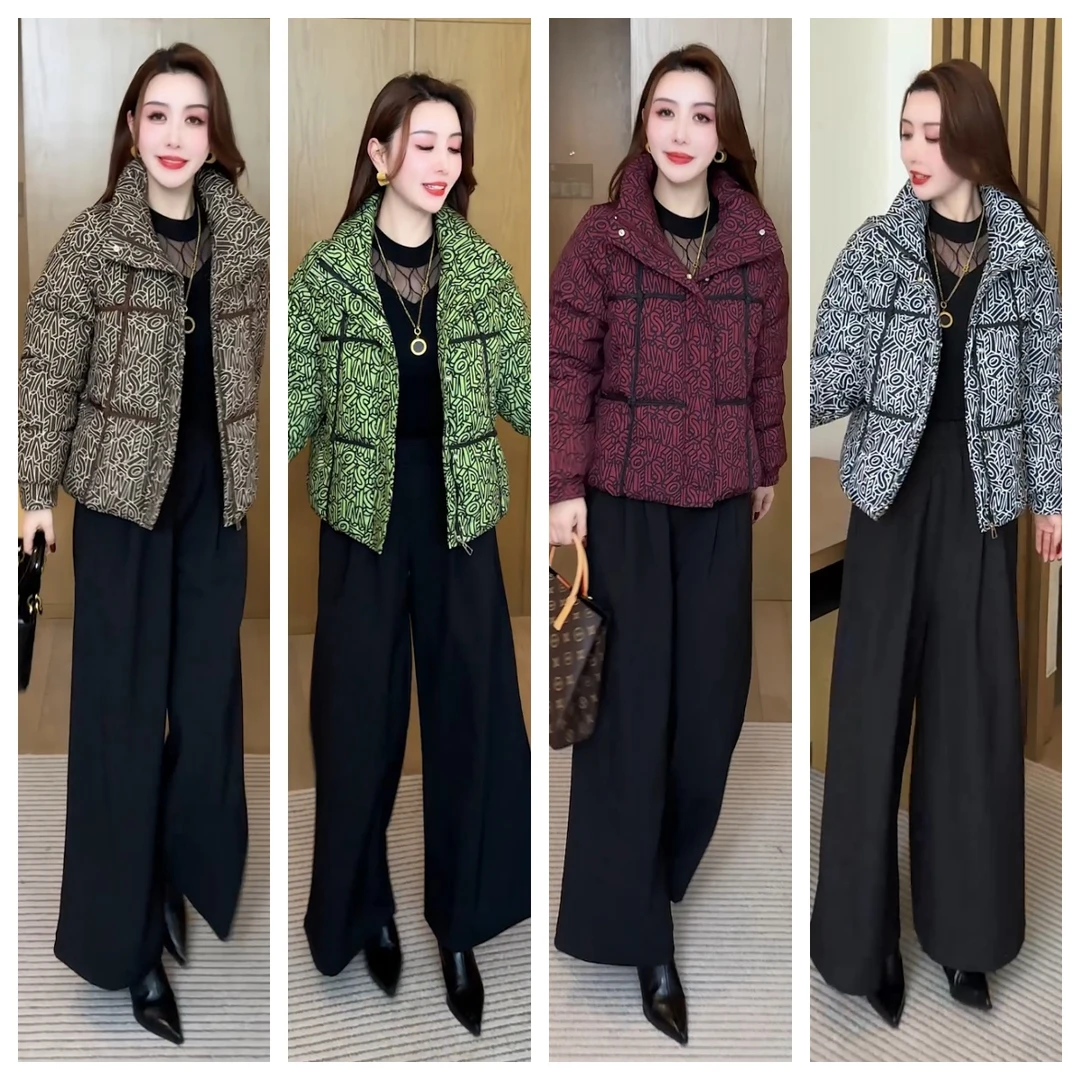 D新款棉衣气质减龄棉袄加厚棉服女冬季外套穿搭洋气时尚休闲