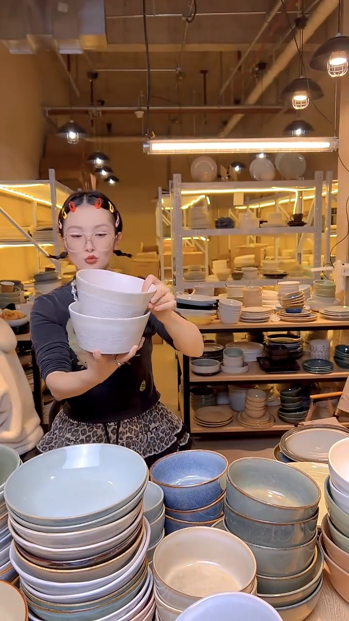 瓷116外贸尾货窑变釉下彩默认微瑕