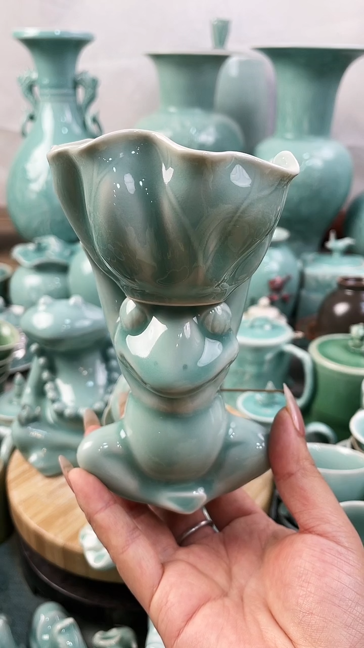 【闪购商品】特价福利 微瑕 慧仙青瓷