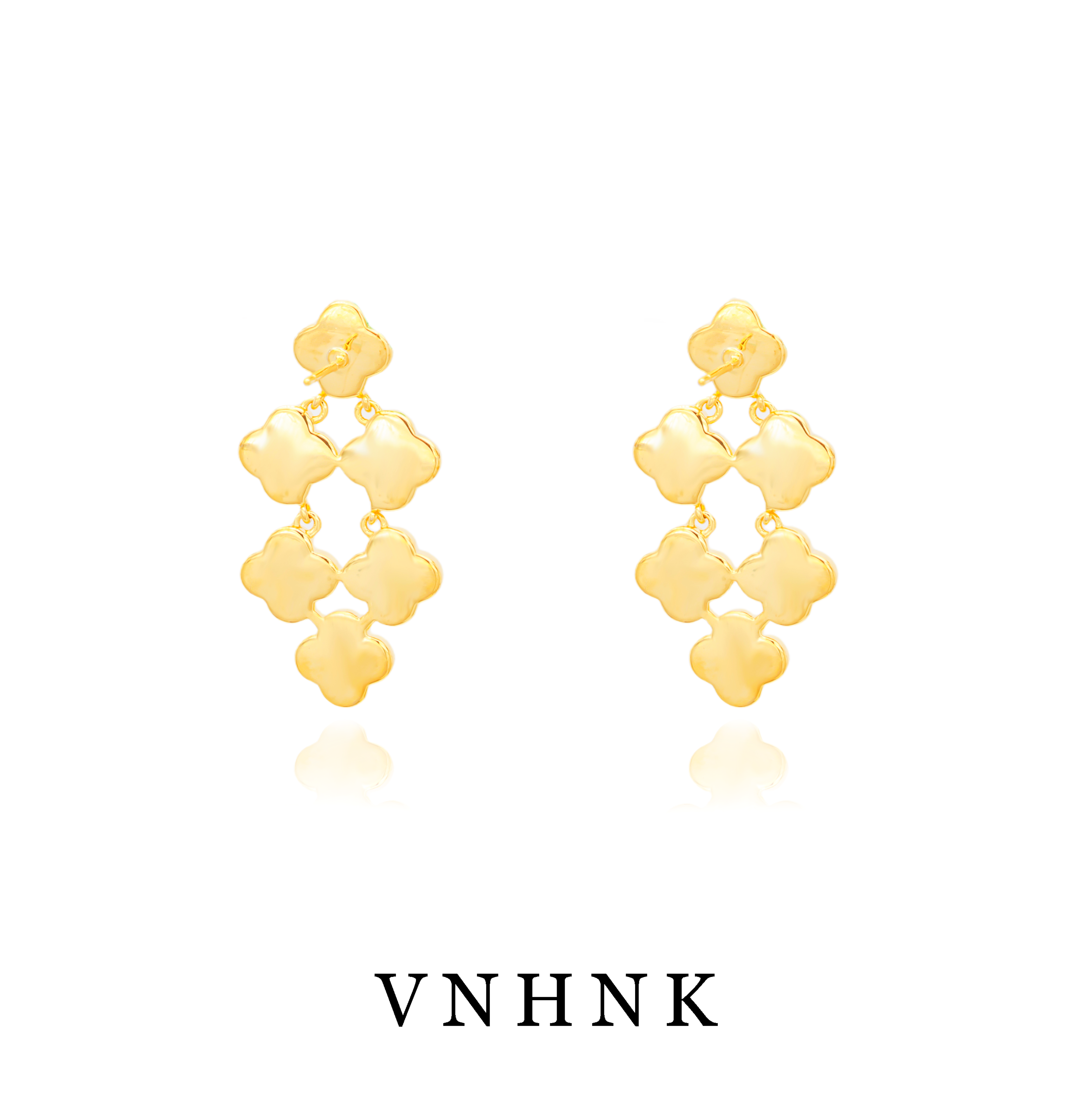 铜合金耳饰 美可儿   T385   白色时尚小众百搭耳环