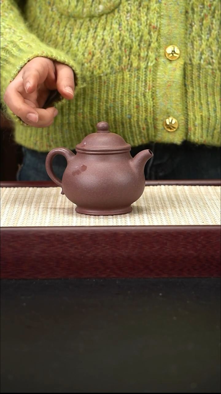 茶壶紫砂高潘 桃花泥 ld