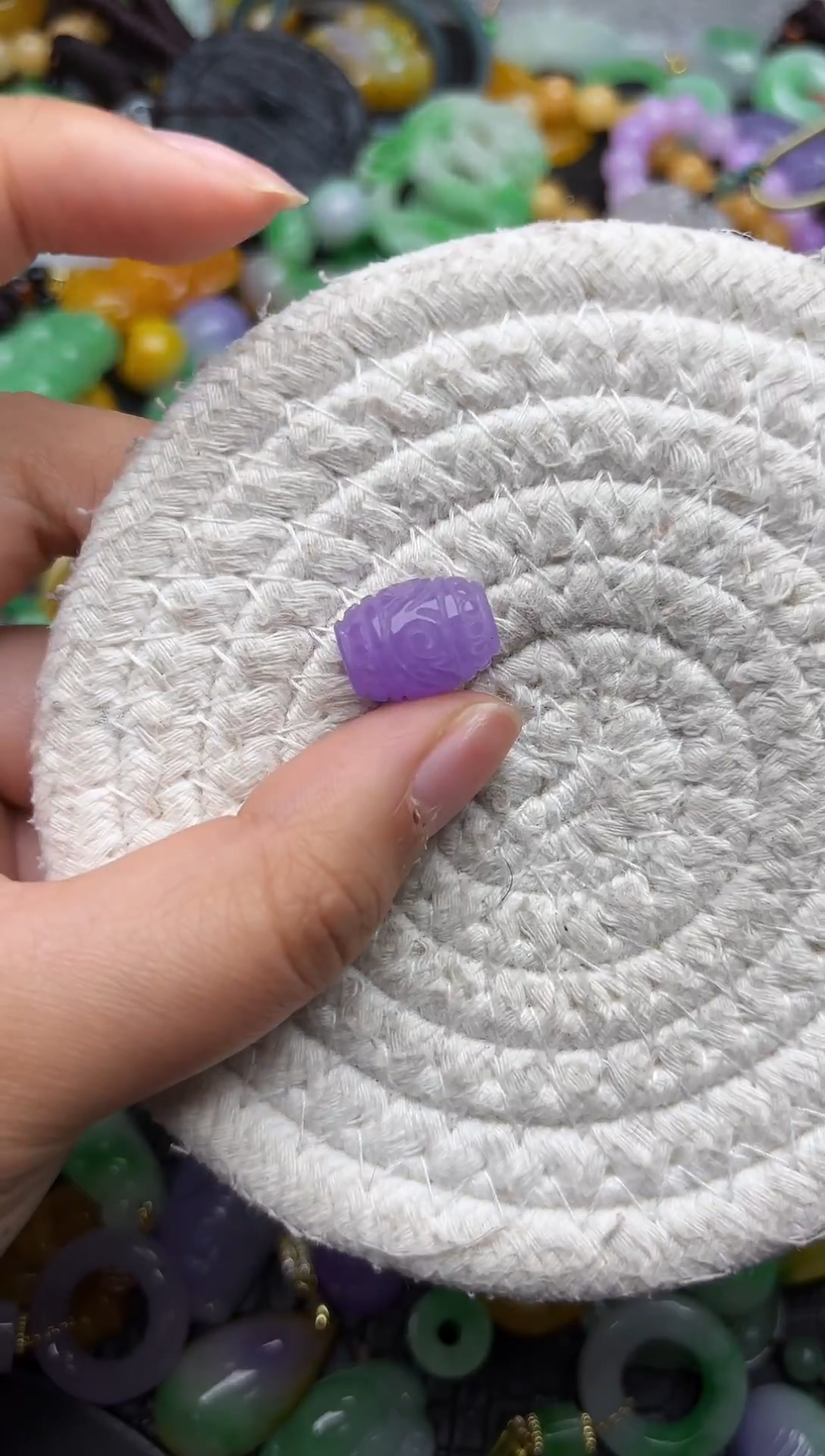 颈饰未镶嵌翡翠缅甸翡翠吊坠