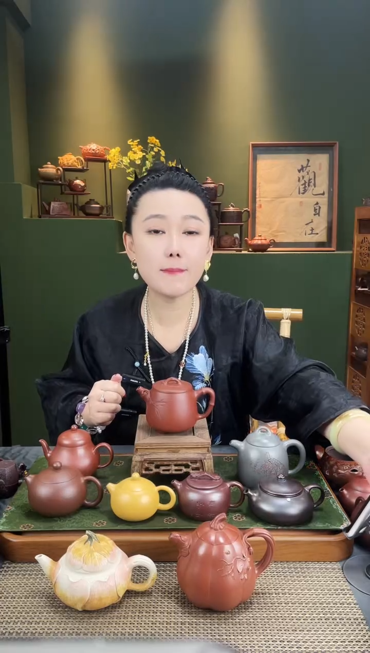 【闪购商品】紫砂茶壶大红袍竹节高石瓢