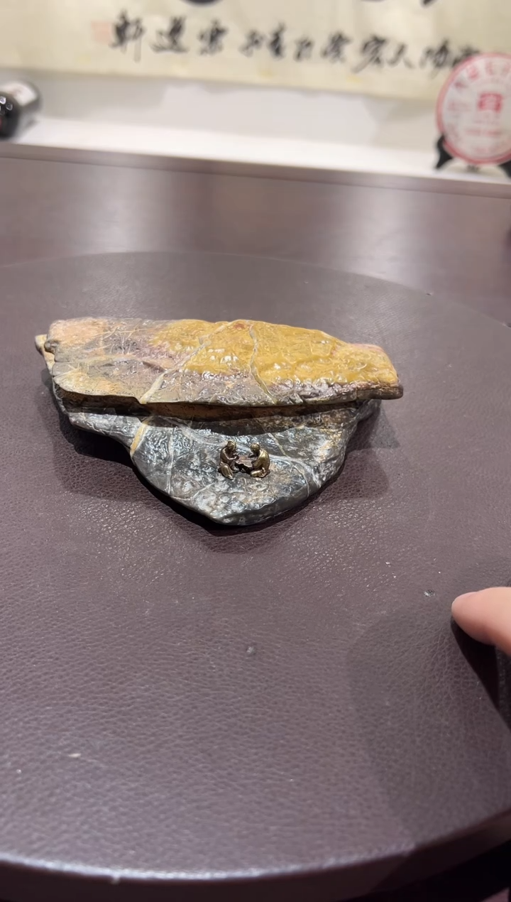 t**e意境典雅砚台烟缸摆件