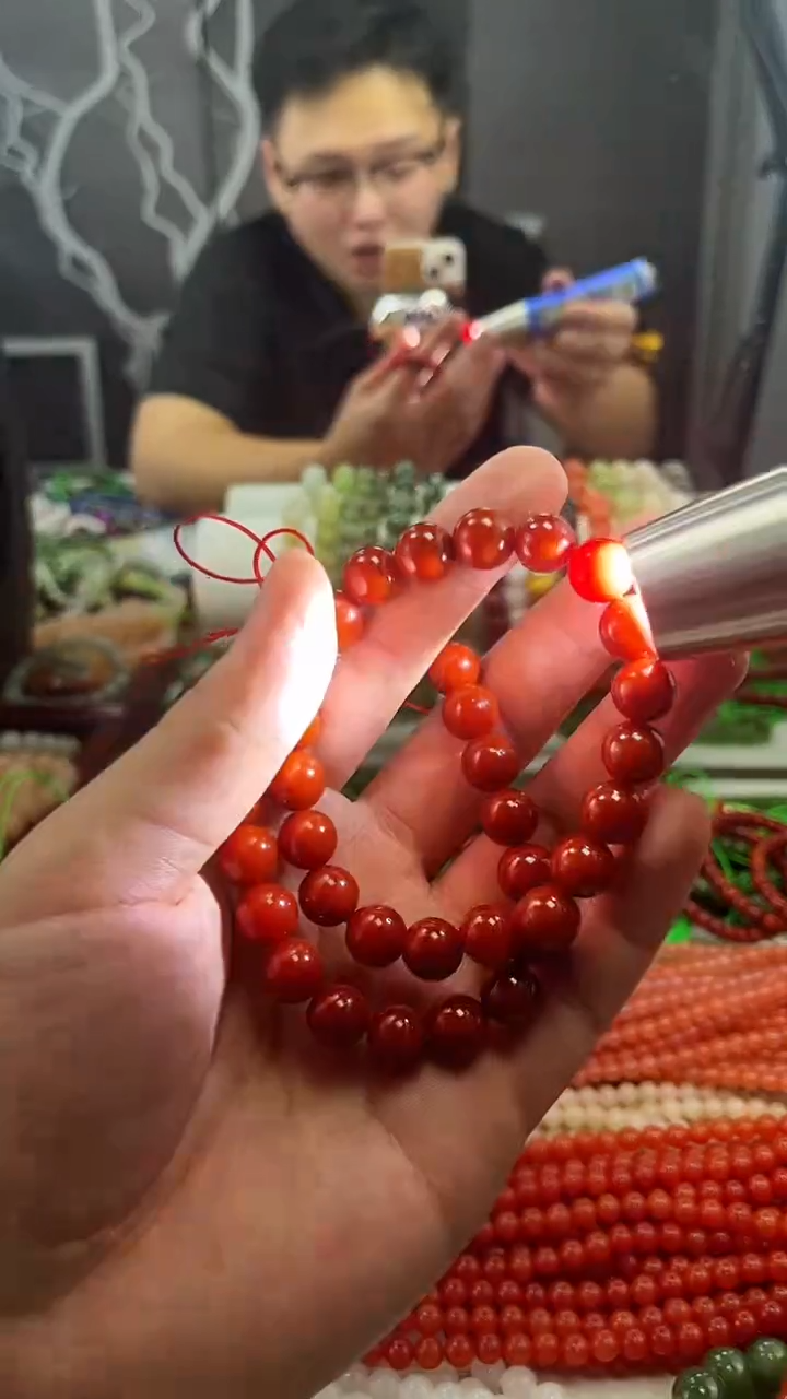 【闪购商品】玛瑙/玉髓手链未镶嵌玛瑙手串