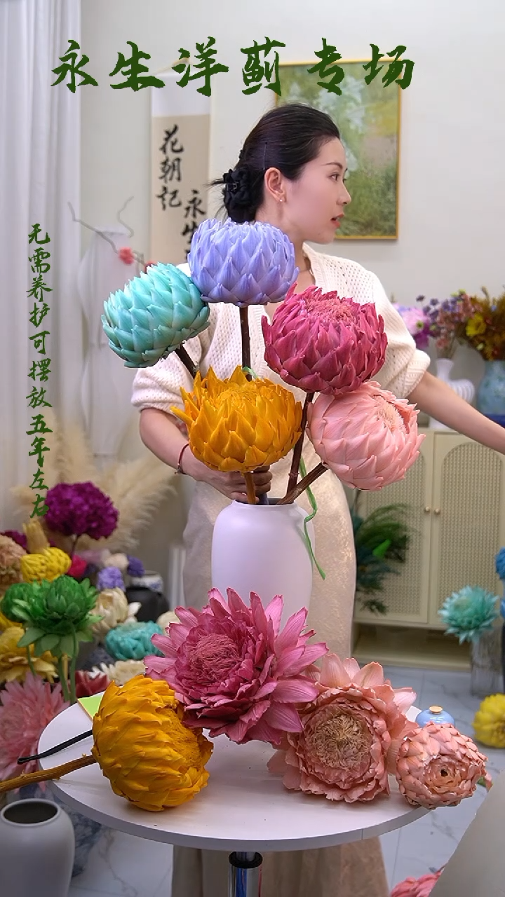 永生洋蓟5个头彩色头