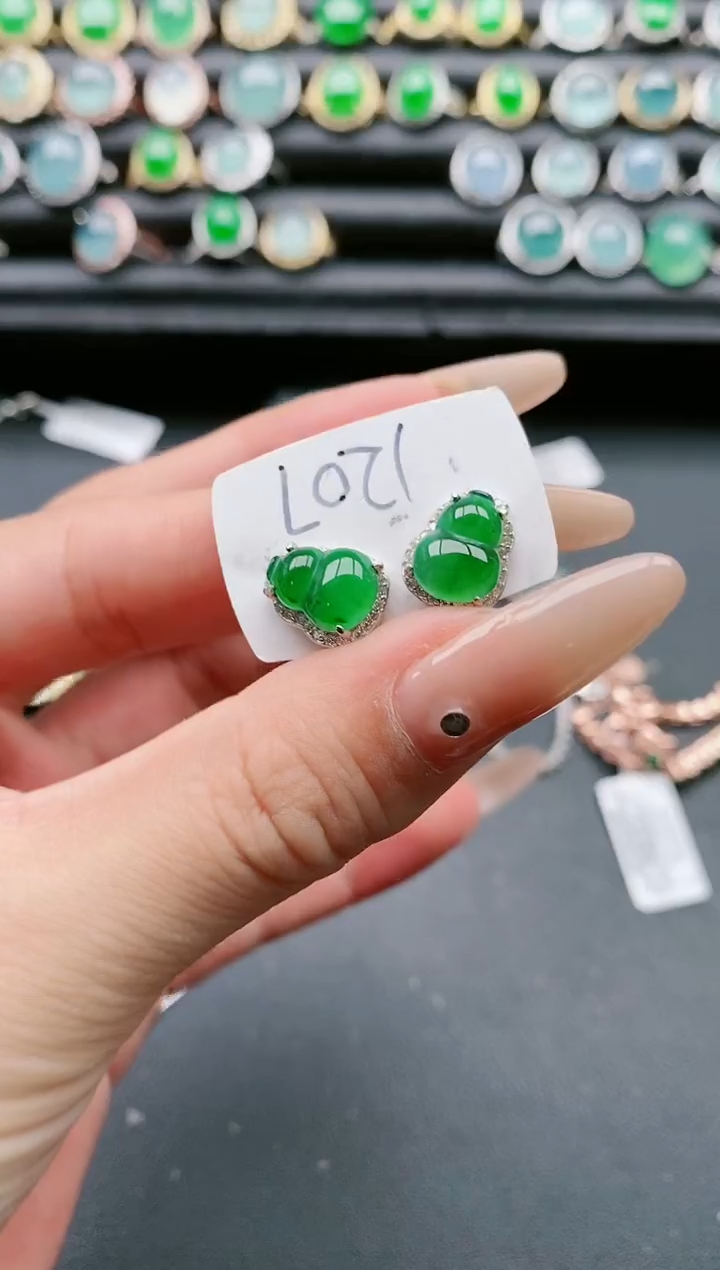 【闪购商品】翡翠戒指银S925镶嵌111111