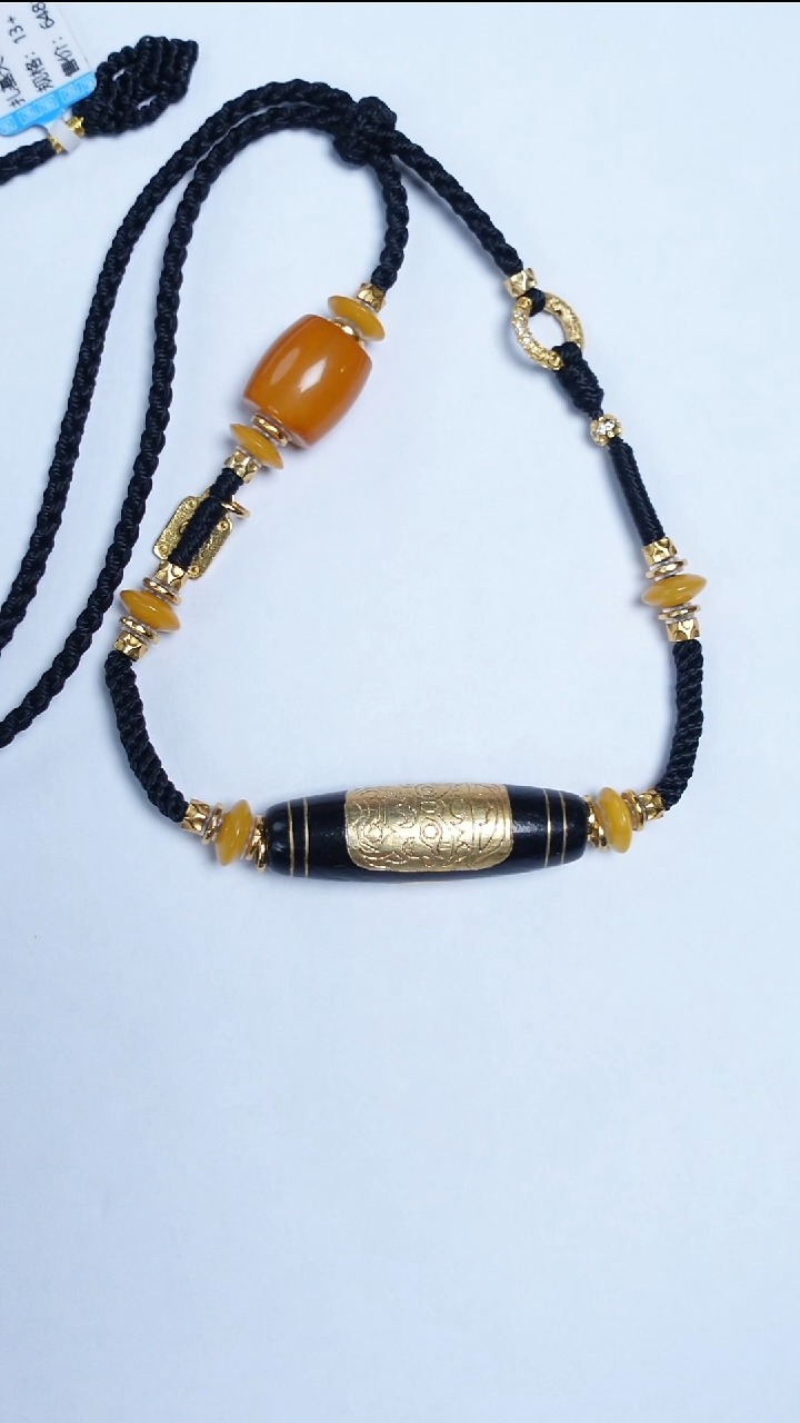 未镶嵌颈饰玛瑙/玉髓玛瑙天珠吊坠