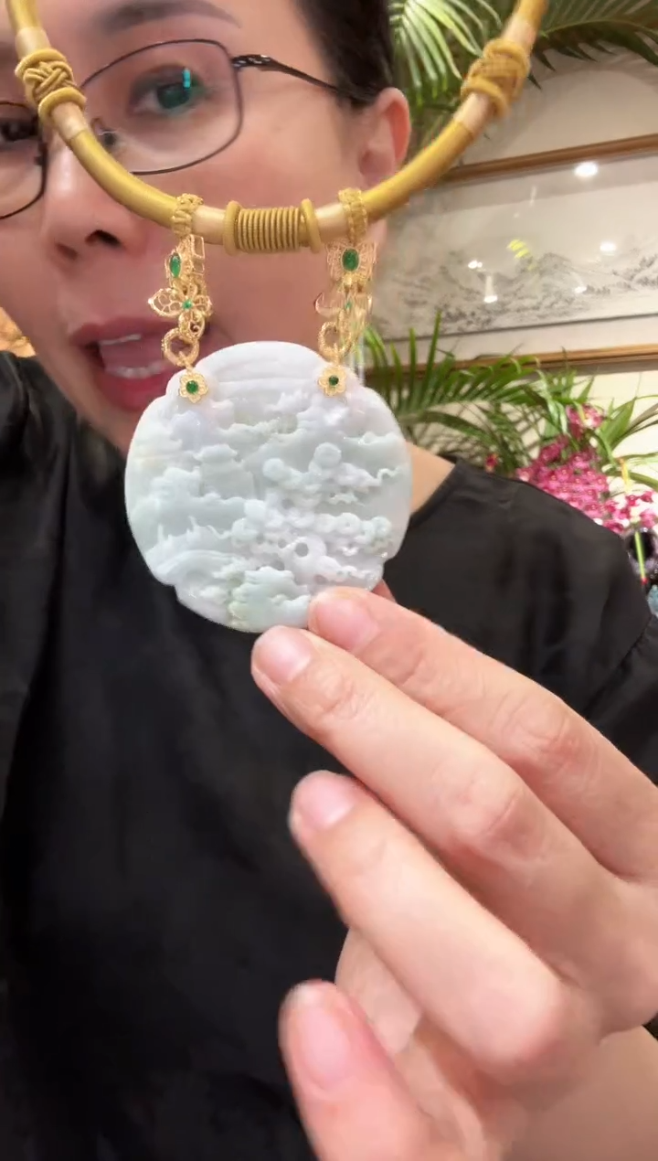 【闪购商品】翡翠颈饰未镶嵌国风