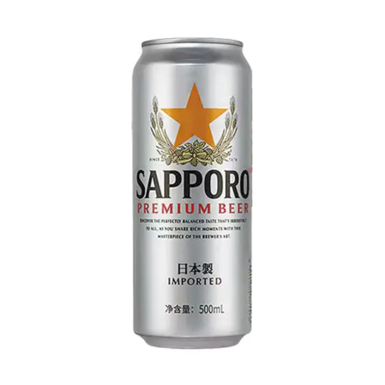 SAPPORO/三宝乐日本製500ml/24