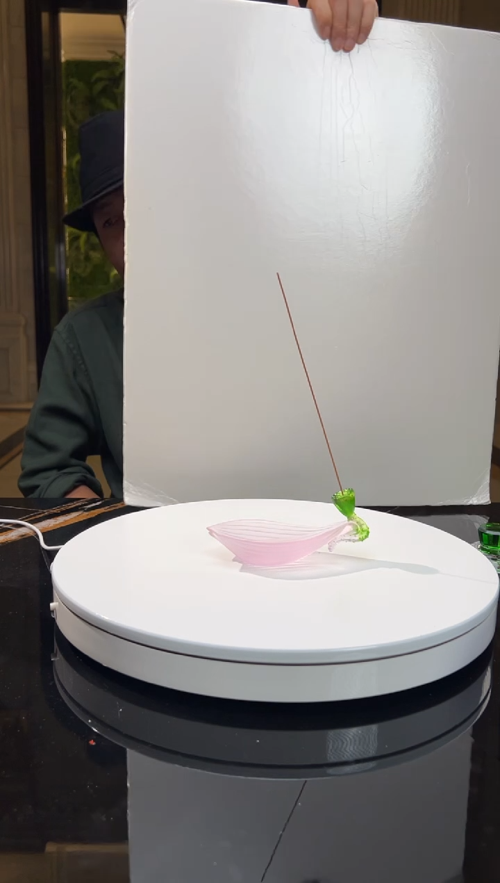 【闪购商品】茶宠FML041花瓣艺术水晶琉璃摆件