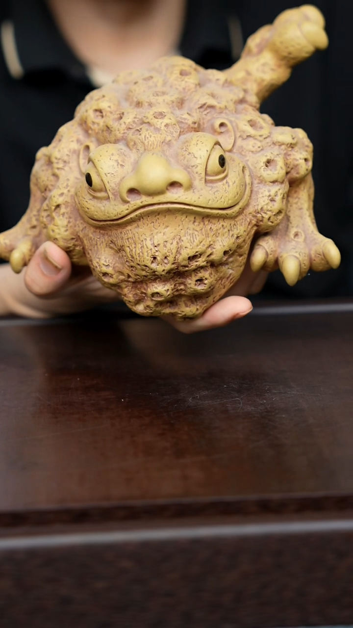 紫砂茶宠紫砂金蟾