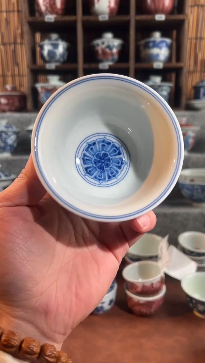 【闪购商品】天禄言瓷盖碗宝象a289