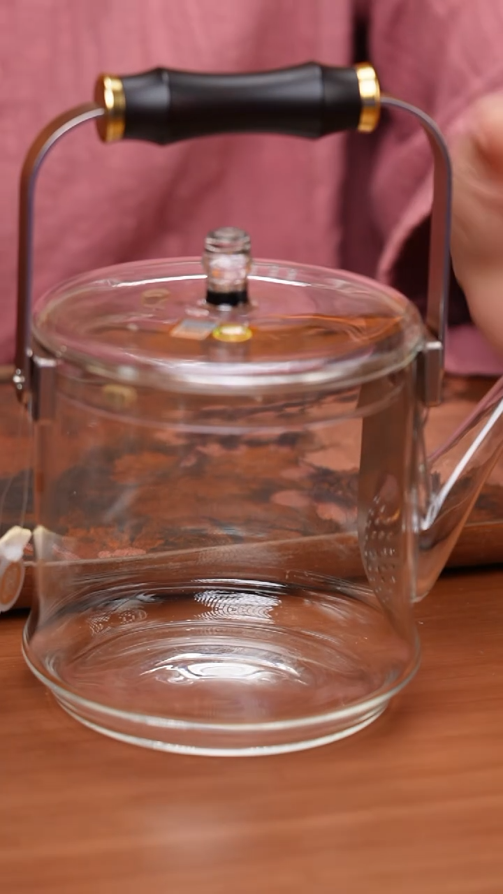 【闪购商品】禾器/透明君若壶/滤片款/紫光檀把