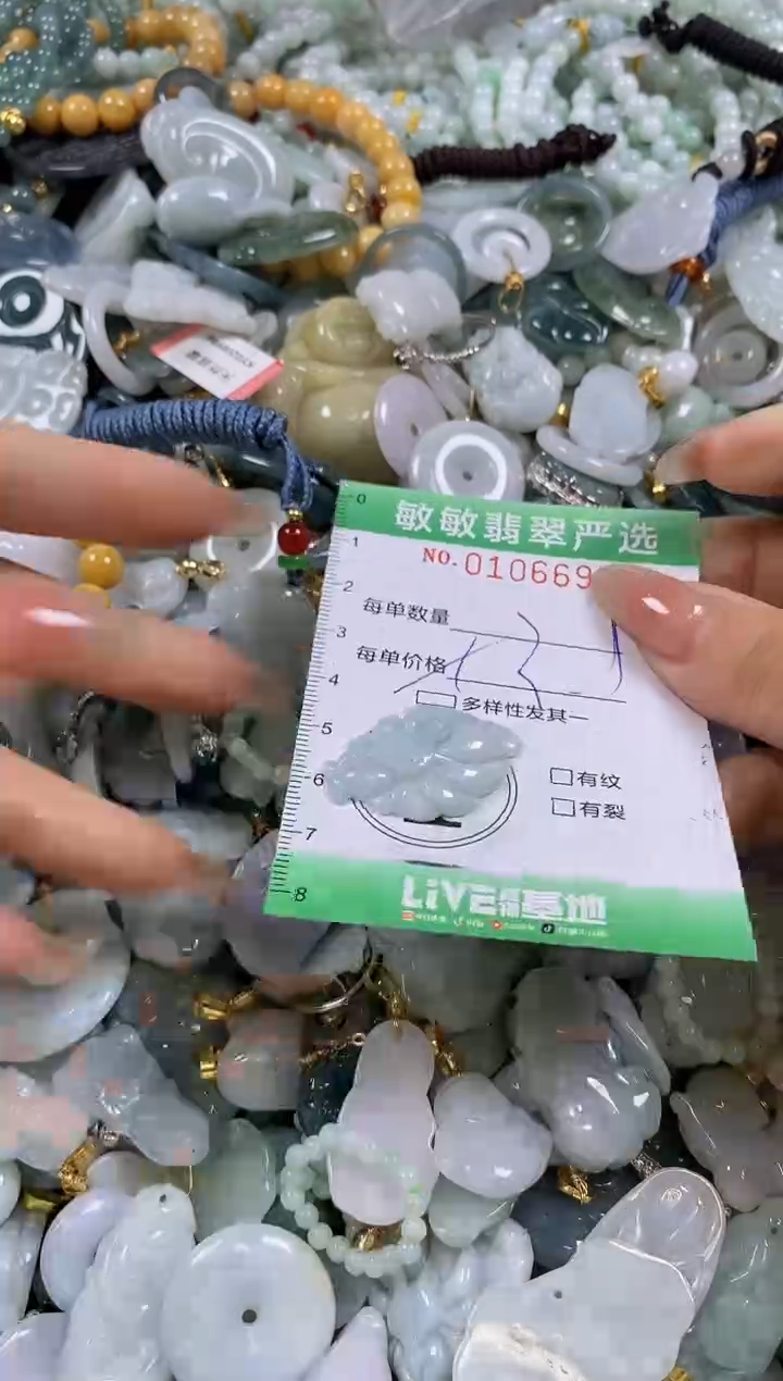 【闪购商品】翡翠颈饰未镶嵌闪购0106692多样性发其一