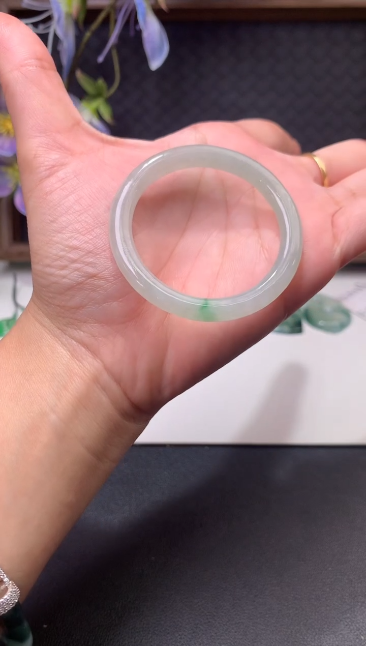 未镶嵌定制翡翠毛货40*6.2*5.5