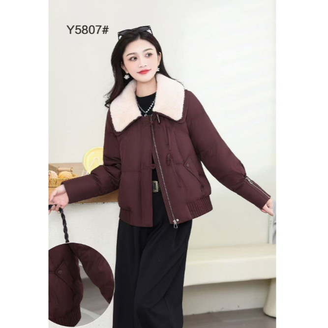 【国标鹅绒服】倪妍裳Y5807#时尚双层领鹅绒服