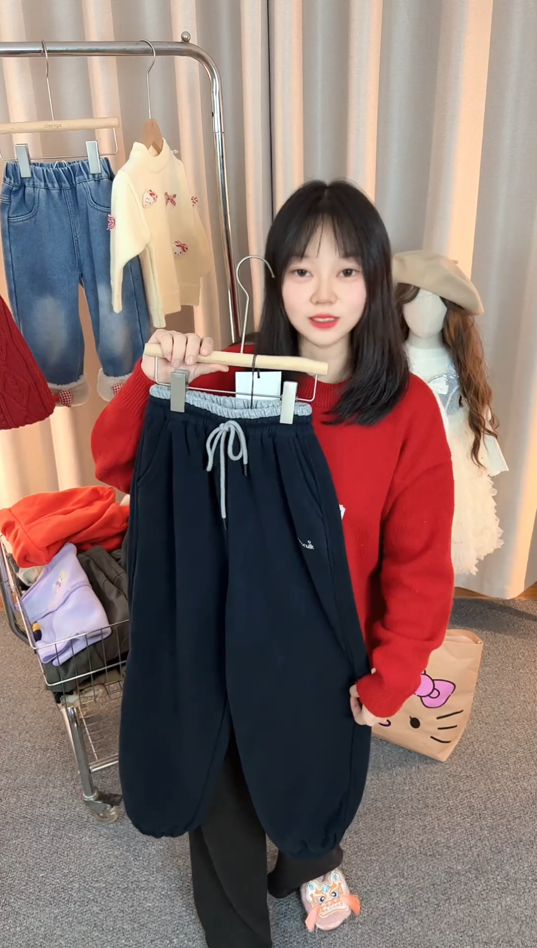 裤子大童160码A535