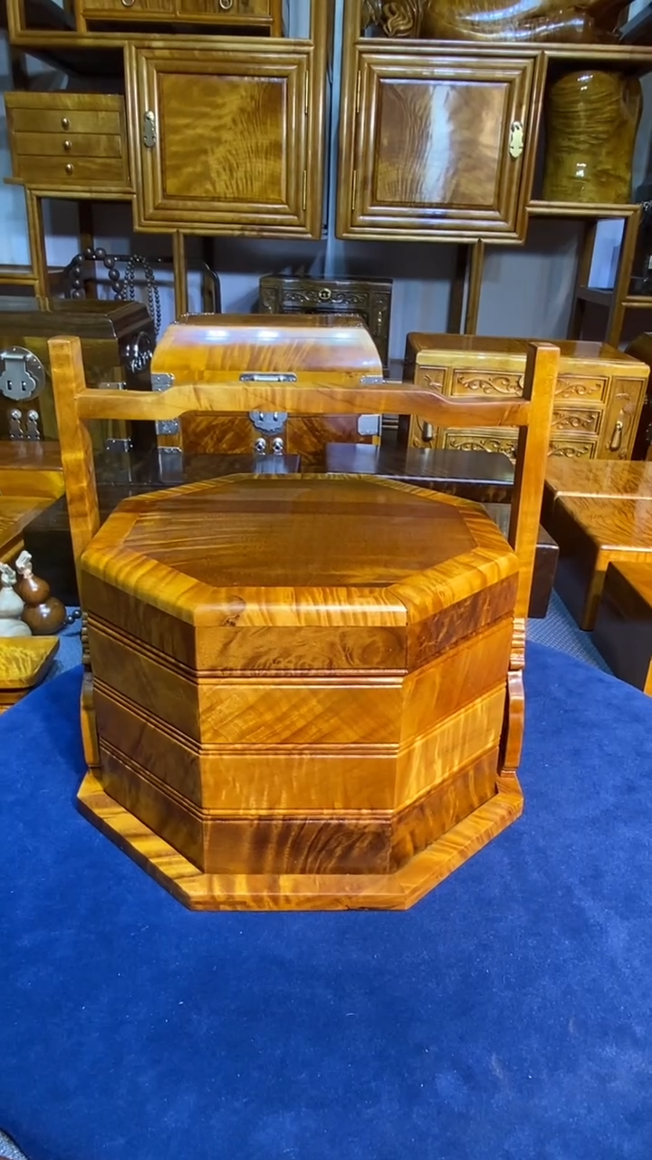 【闪购商品】金丝楠木艺小叶桢楠 食盒