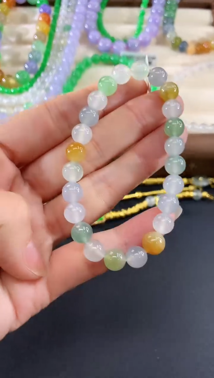 未镶嵌手串翡翠115|6800