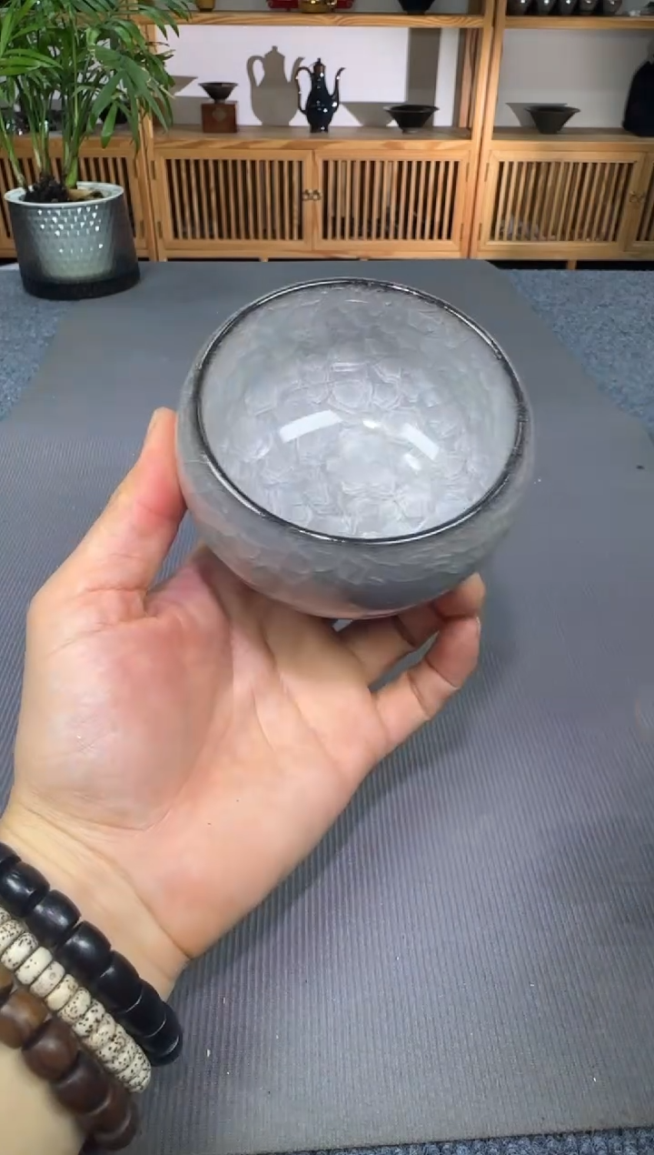 茶盏陶瓷茶器主人杯111111黑冰