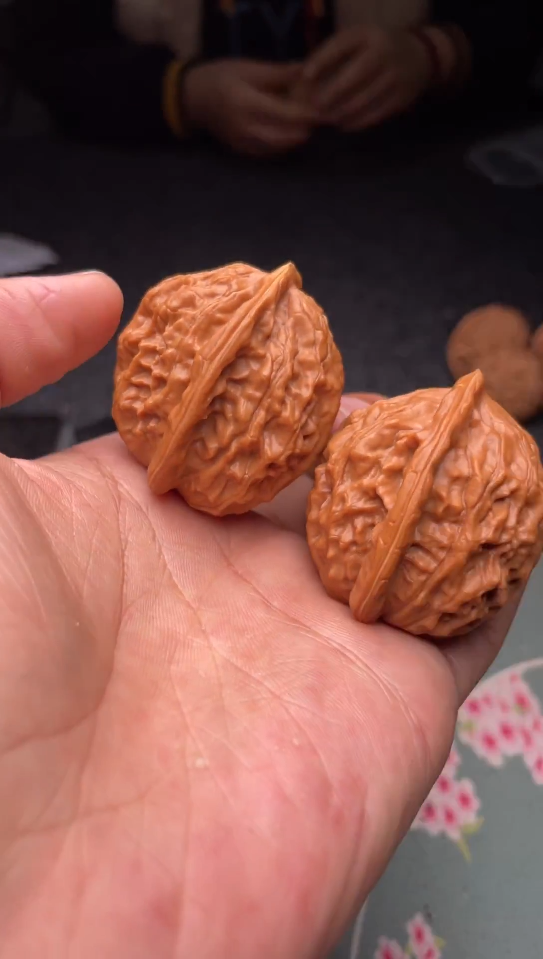 把件文玩核桃a340  大红袍 37尺