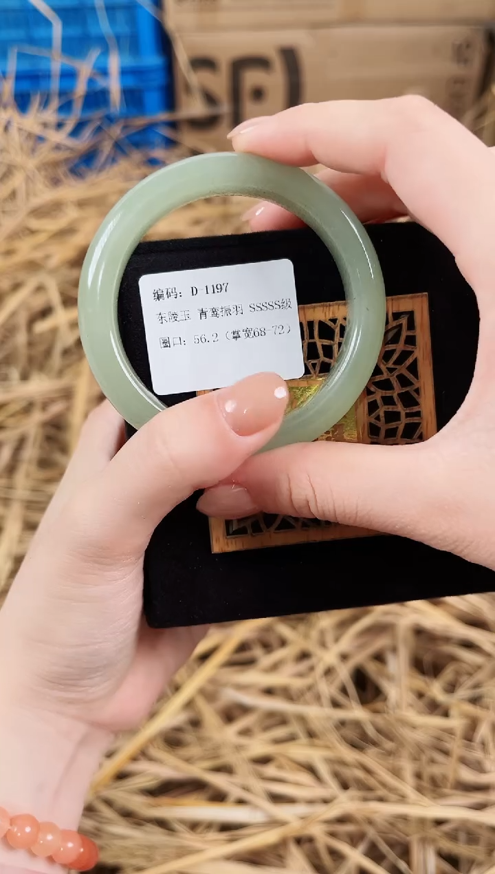 未镶嵌手镯石英质玉D1197