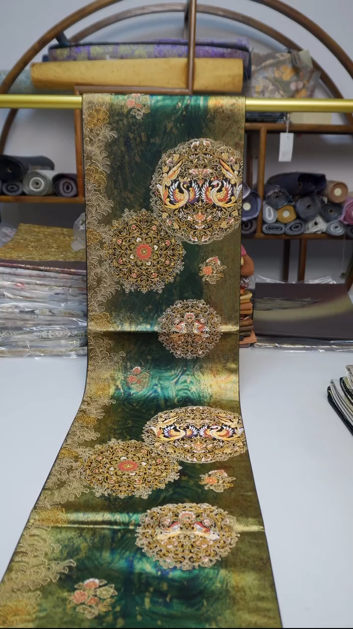 织绣85宝相花 宝相花