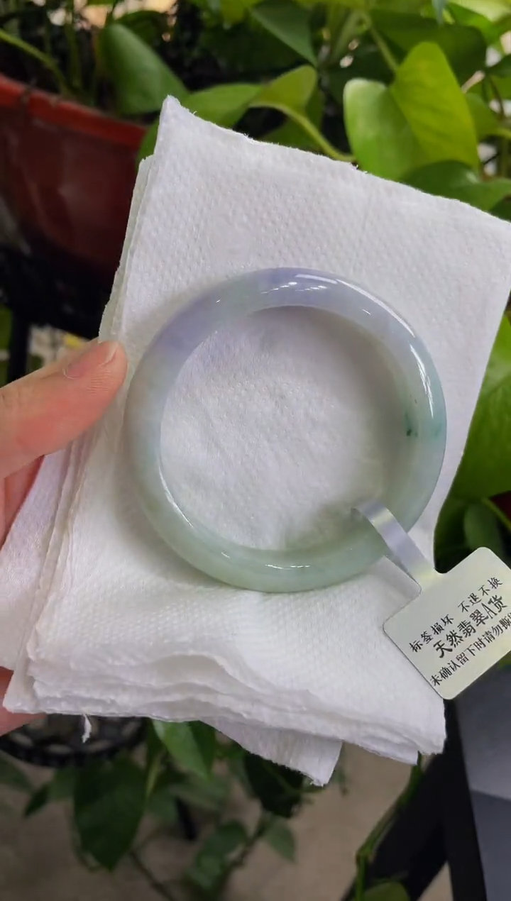 【闪购商品】翡翠手镯未镶嵌圈口56.2手镯08